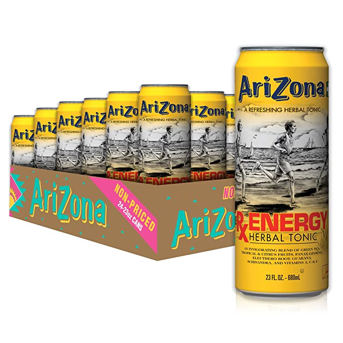  AriZona Rx Energy - Big Can, 23 Fl Oz (Pack of 24)  - 613008763367