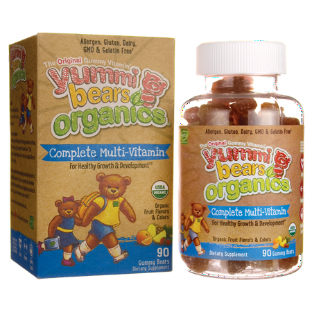 Hero Nutritionals Yummi Bears Organics Complete Multi 90 Gummies - 613098901014
