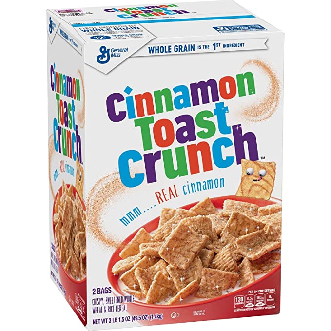  Cinnamon Toast Crunch Cereal (49.5 oz. box) vevo  - 613825593895