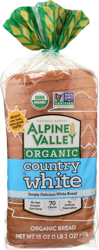 Organic Country White Bread - 614074001698
