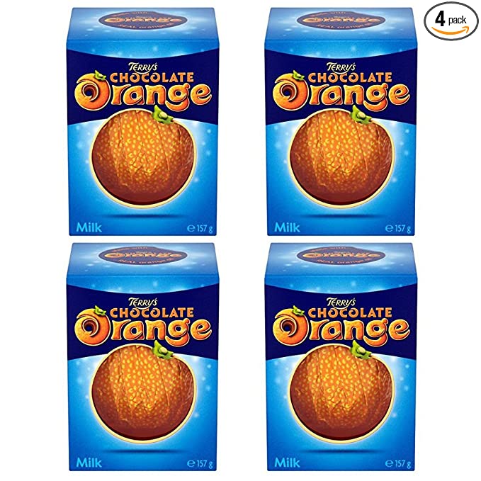  4-Pack Original Terrys Chocolate Orange Milk Chocolate Box Imported From The UK England  - 614458996220