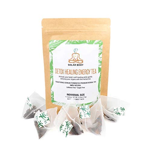  HSP Detox Herbal Healing Tea | Traditional Korean Fermented Premium Natural Energy Tea for Fasting, Weight Loss, and Constipation  - 615499595625