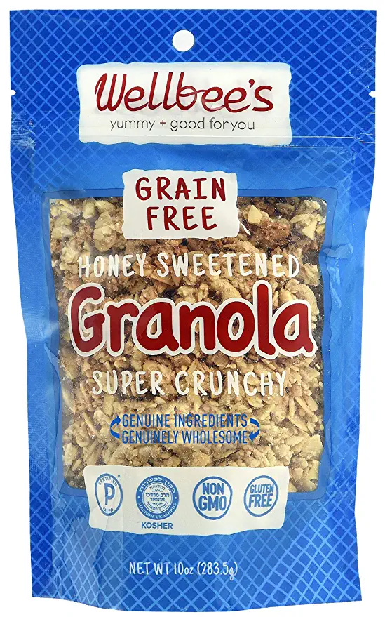Wellbee’s Super Crunchy Grain Free Granola, Paleo & SCD Approved, 10 oz. - 615872457663