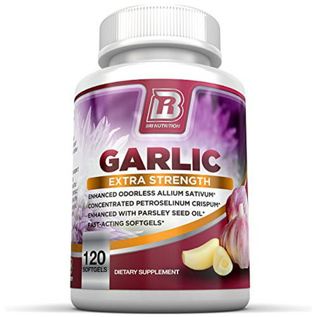 BRI Nutrition Odorless Garlic 500 mg Softgel - 120 Softgels - 616320074241