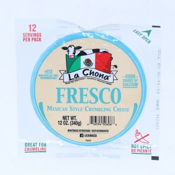 Fresco mexican style crumbling cheese, fresco - 0616594506066