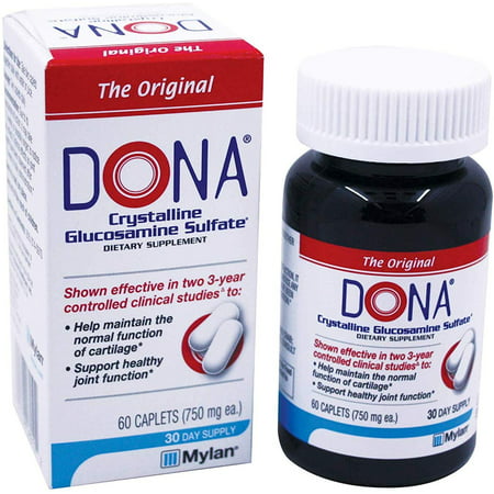 Dona Crystalline Glucosamine Sulfate 750 Mg 60 Count - 616833278716