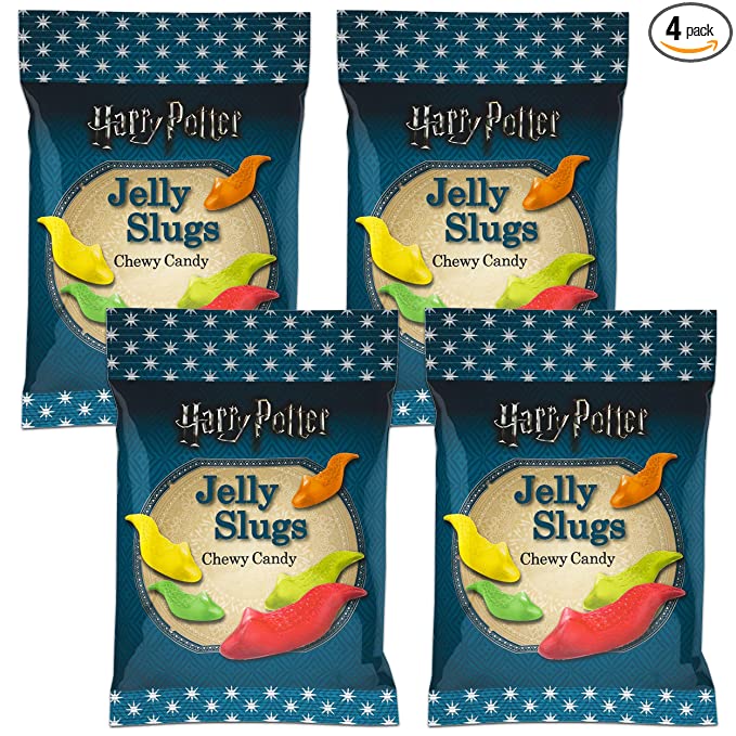  Jelly Belly Harry Potter Jelly Slugs Gummi Candy Slugs - 4 Packs  - 617215813860