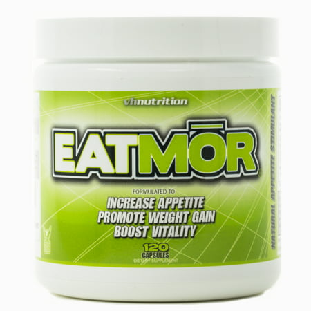 VH Nutrition Eatmor Appetite Stimulant & Weight Gain Supplement, 120 Capsules - 617237558787