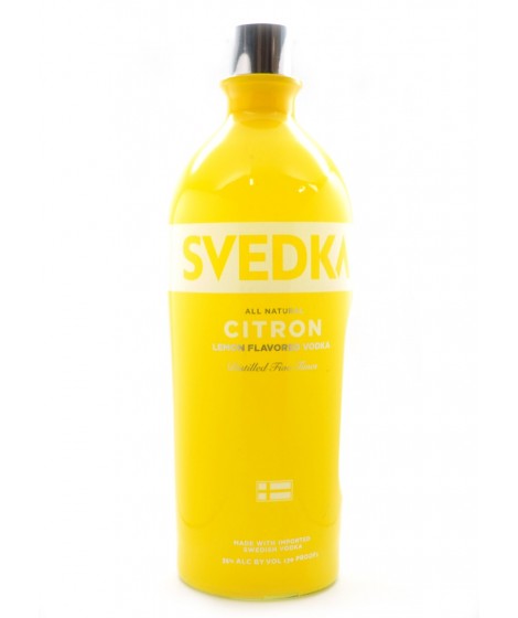 SVEDKA CITRON VODKA 70@ - 1.75L - 617768125175