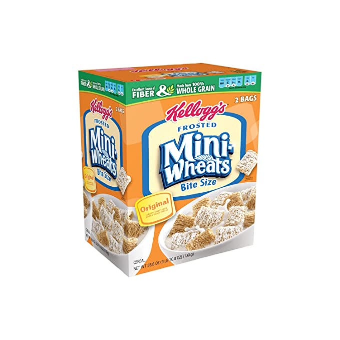 Kellogg's Frosted Mini-Wheats( 58.8 oz.) (pack of 6) - 617999049332