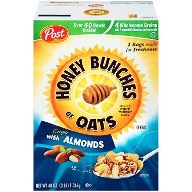 Post Honey Bunches of Oats with Crispy Almonds (48 oz.) (pack of 6) - 617999049363