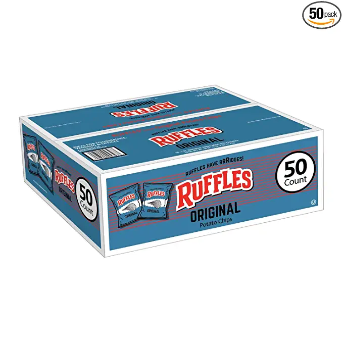  Ruffles Original Potato Chips (1 oz. bags, 50 ct.) - 617999050543