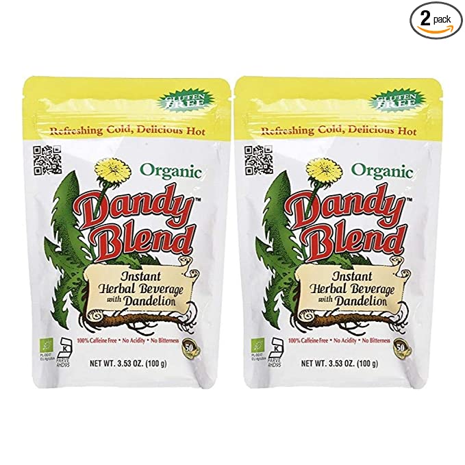  Dandy Blend Instant Herbal Beverage with Dandelion - Organic 3.53 oz (Pack of 2)  - 618825150741
