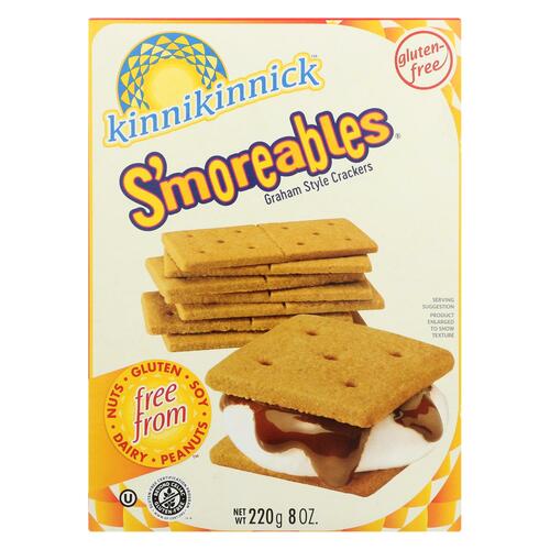 Kinnikinnick Graham Style Crackers - Case Of 6 - 8 Oz. - 0620133003091