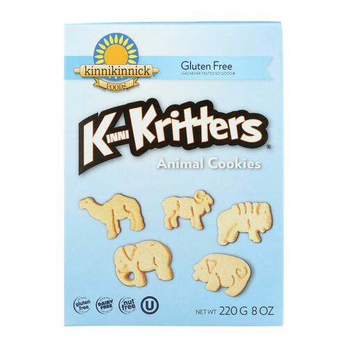 Kinnikinnick Animal Cookies - Case Of 6 - 8 Oz. - 620133003619