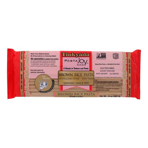 Tinkyada Brown Rice Pasta - Fettuccini - Case Of 12 - 14 Oz - corned