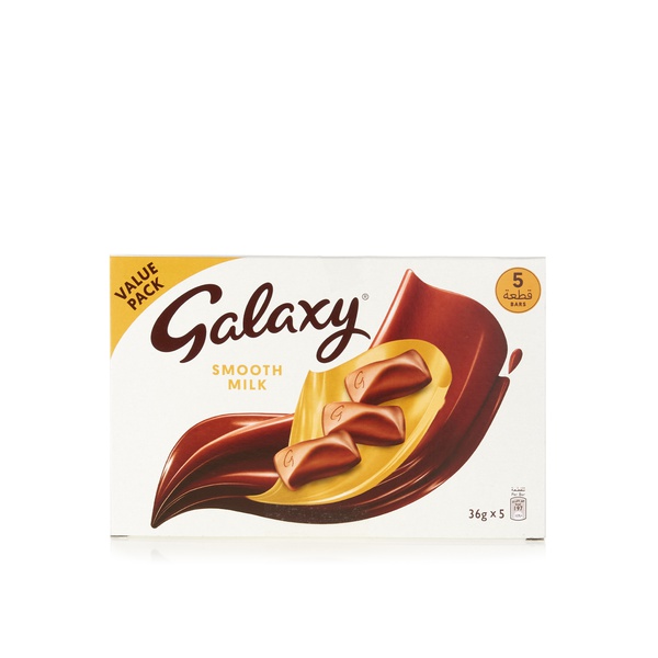 Galaxy smooth milk chocolate 5x36g - Waitrose UAE & Partners - 6221134001778
