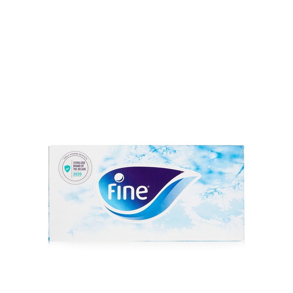 Fine facial 2ply white tissues 200 sheets - Waitrose UAE & Partners - 6251001210415