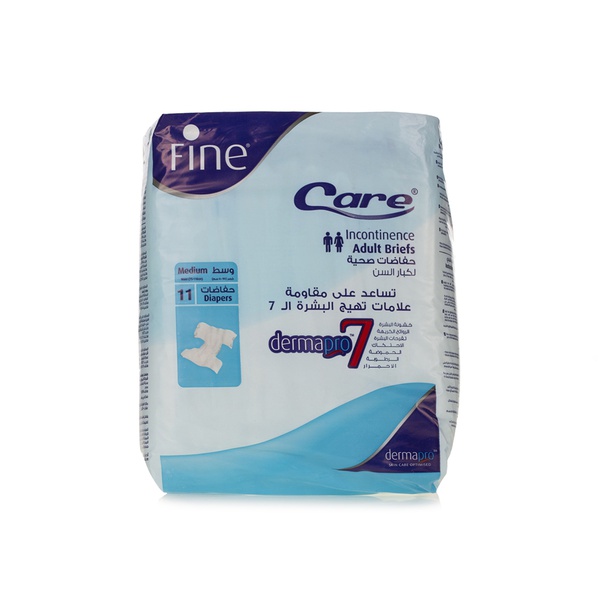 Fine Care medium adult briefs x11 - Waitrose UAE & Partners - 6251001216417