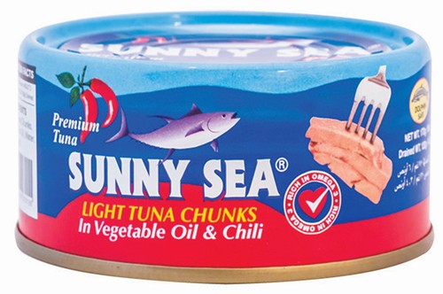 Sunny Sea Tuna Vegetable Oil & Chili Litho - 6251088070155