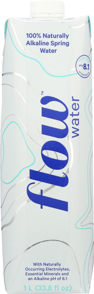 FLOW WATER: Water Natural Alkaline Spring, 1 lt - 0627843463832
