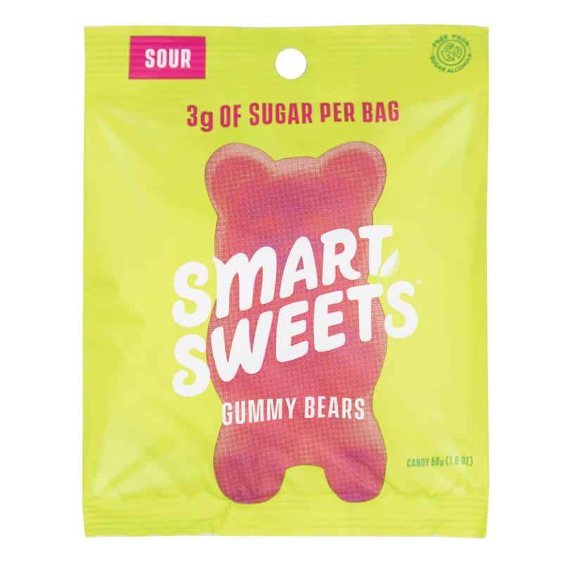SMARTSWEETS: Candy Gummy Bear Sour, 1.8 oz - 0627843575153