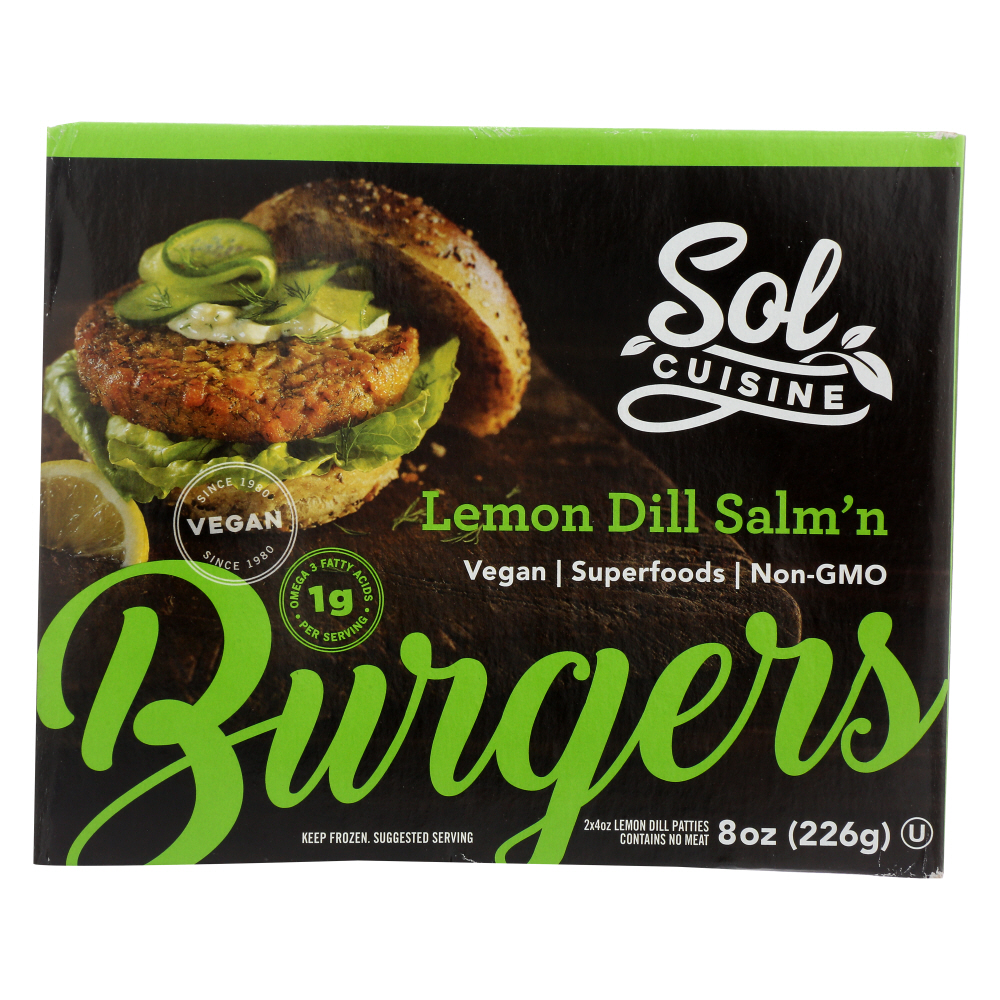 Lemon Dill Salm'N Burgers, Lemon Dill Salm'N - 628025017720