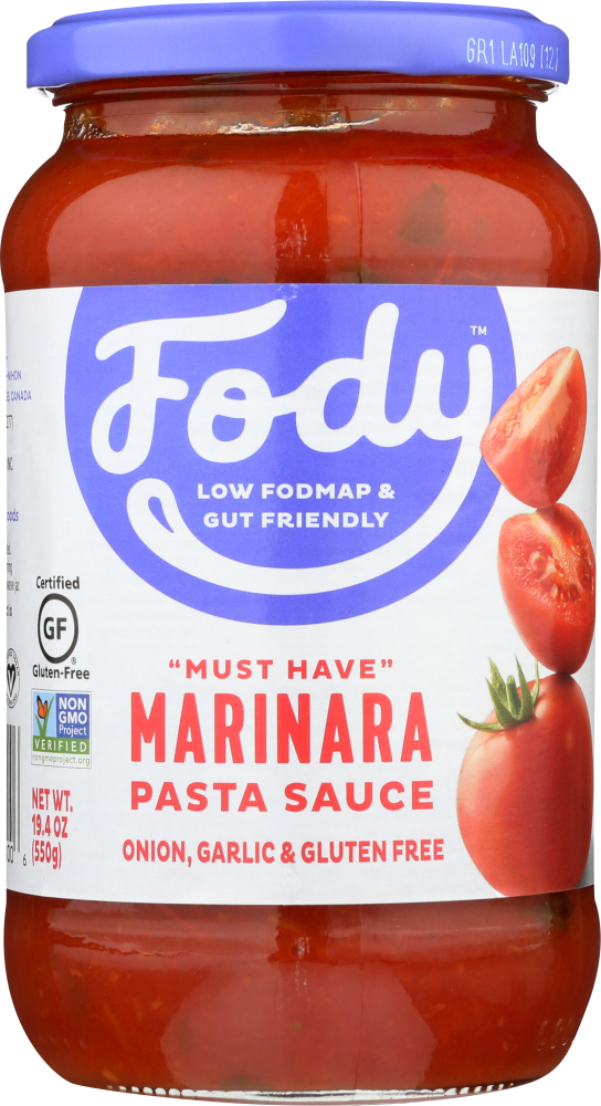FODY FOOD CO: Sauce Pasta Marinara, 19.4 oz - 0628055758006