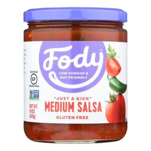 Fody Food Company - Salsa Medium - Case Of 6 - 16 Oz - 628055758037