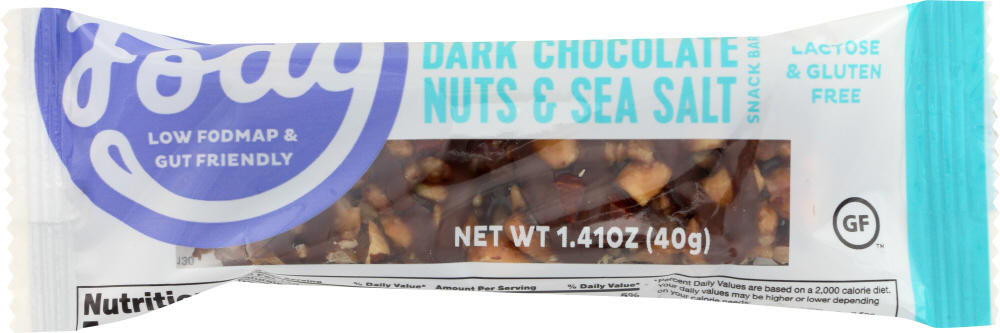 FODY FOOD CO: Bar Dark Chocolate Sea Salt, 1.41 oz - 0628055758068