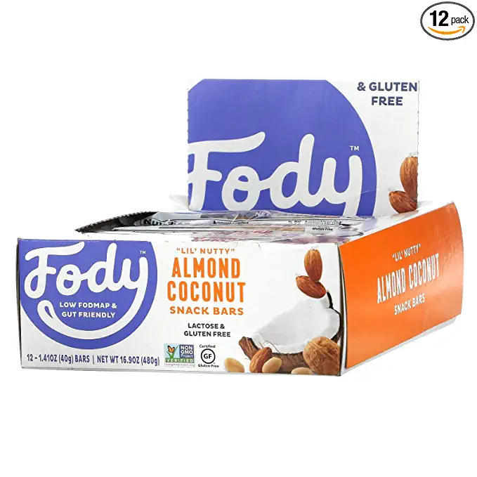  FODY FOOD COMPANY Almond Coconut Snack Bar 12ct, 1.41 OZ  - 628055758167