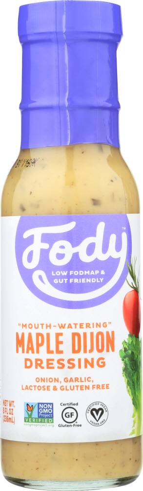 FODY FOOD CO: Low FODMAP Maple Dijon Salad Dressing, 8 fl oz - 0628055758488