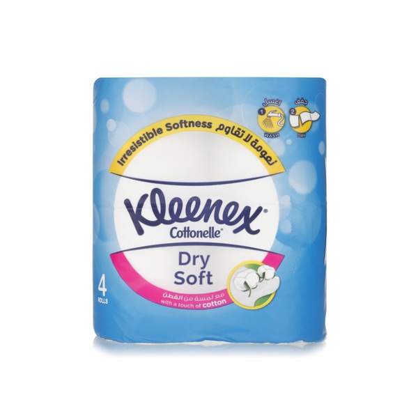 Kleenex toilet tissue 2ply x4 rolls - Waitrose UAE & Partners - 6281002400867