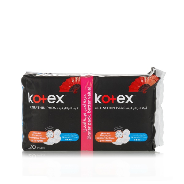 Kotex Ultrathin pads with super wings x20 - Waitrose UAE & Partners - 6281002431441