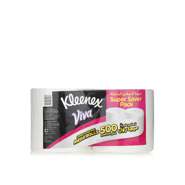 Kleenex viva maxi roll tissue 2 x 250metres - Waitrose UAE & Partners - 6281002506040