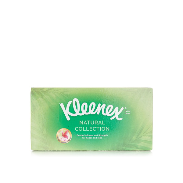 Kleenex natural facial tissues 2ply x170 - Waitrose UAE & Partners - 6281002508365