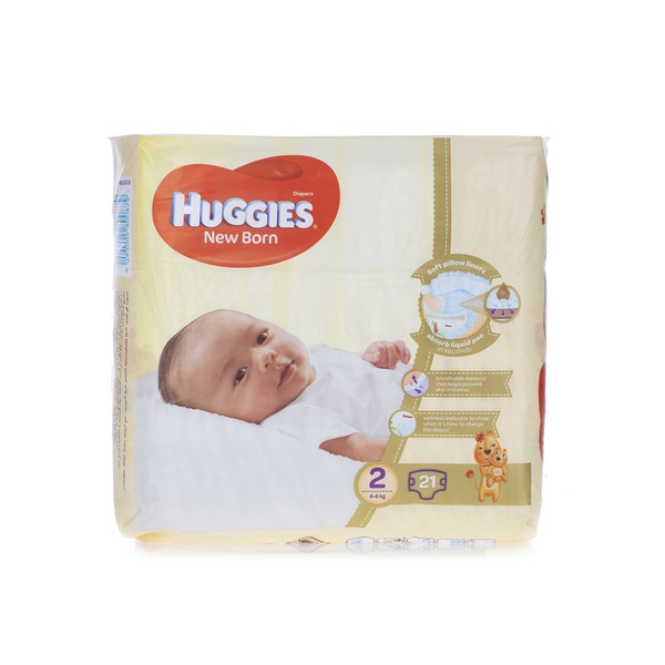 Huggies pure & natural nappies size 2 x21 - Waitrose UAE & Partners - 6281005800879