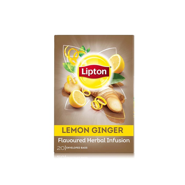 Lipton lemon and ginger tea x20 - Waitrose UAE & Partners - 6281006868380