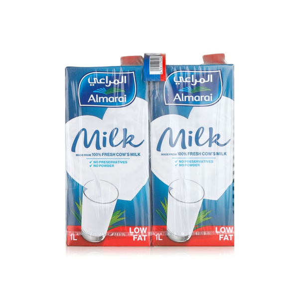 Almarai UHT milk low fat 4 x 1ltr - Waitrose UAE & Partners - 6281007032407