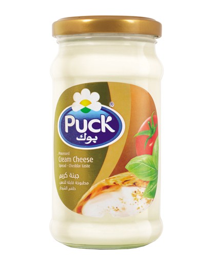 Puck Jars Processed Cream Cheese Spread Cheddar Taste - 6281048097564