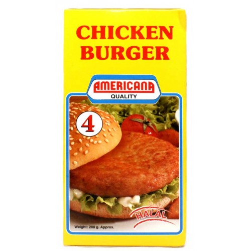 Americana Cheese Burger 4S Unbreaded - 6281050114297