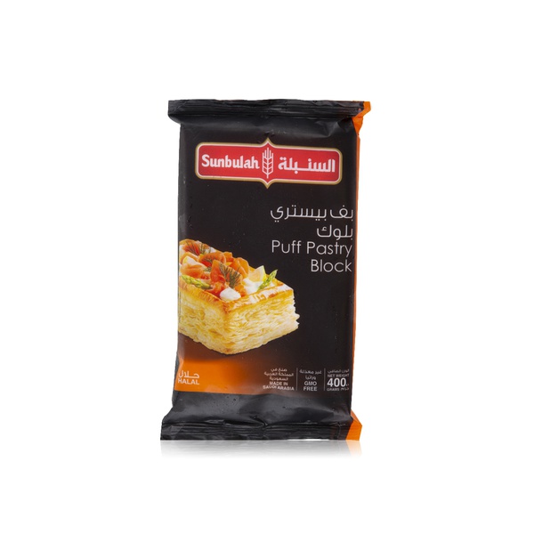Sunbulah puff pastry block 400g - Waitrose UAE & Partners - 6281073110221