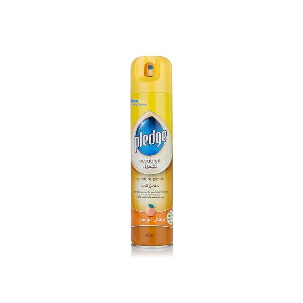 Pledge orange furniture polish 300ml - Waitrose UAE & Partners - 6281100872719