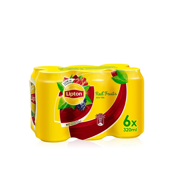 Lipton ice tea red fruits 6 x 320ml - Waitrose UAE & Partners - 6281168001366