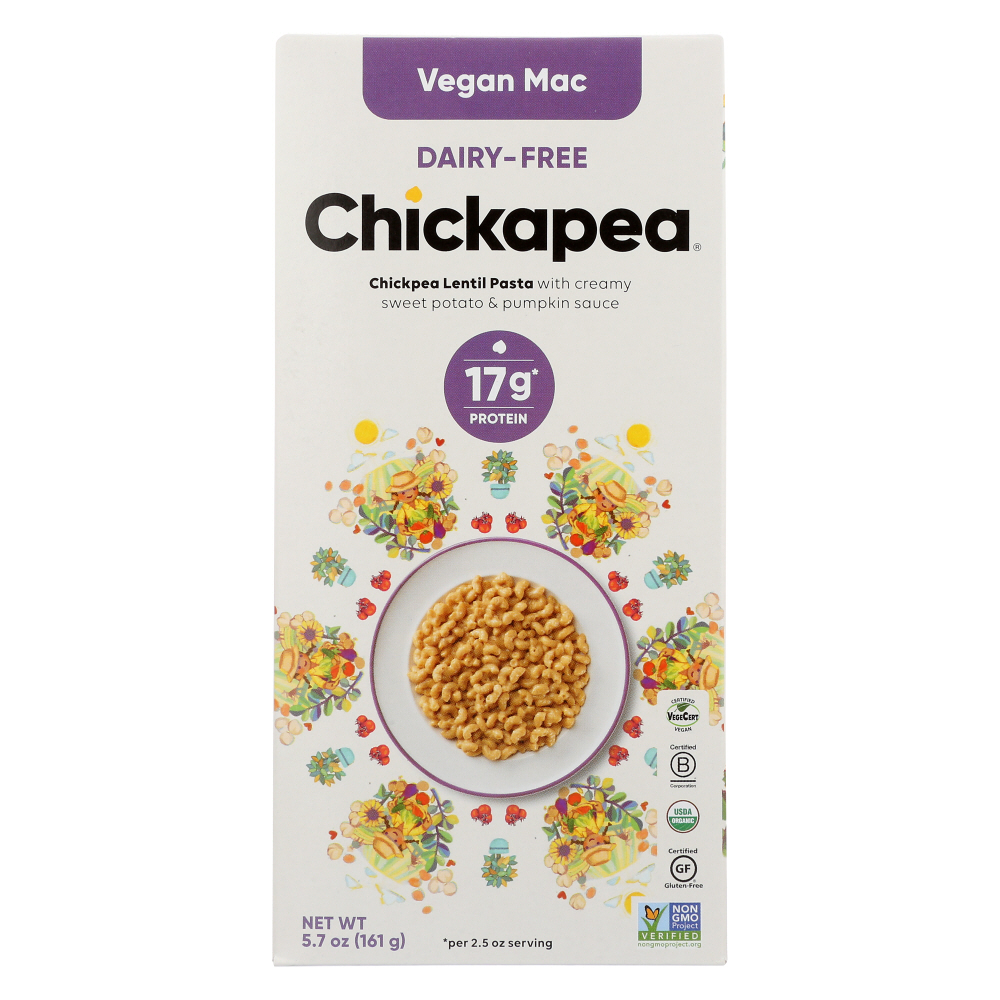 Chickapea Pasta - Mac&chs Vgn Elbows - Case Of 6 - 5.7 Oz - 628451868248