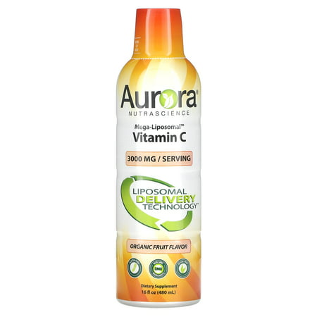 Vida Lifescience - Aurora Nutrascience Mega-Liposomal Vitamin C - 16 fl. oz. - 628504648001