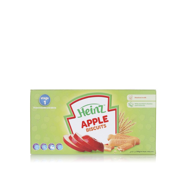 Heinz apple biscuits 6+ months 240g - Waitrose UAE & Partners - 6290090017888