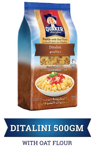 Quaker Ditalini Rigate Pasta With Oat Flavour - 6290480110090