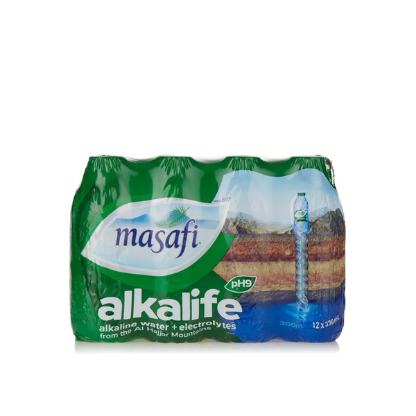 Masafi alkalife water 330ml x12 - Waitrose UAE & Partners - 6291001014835