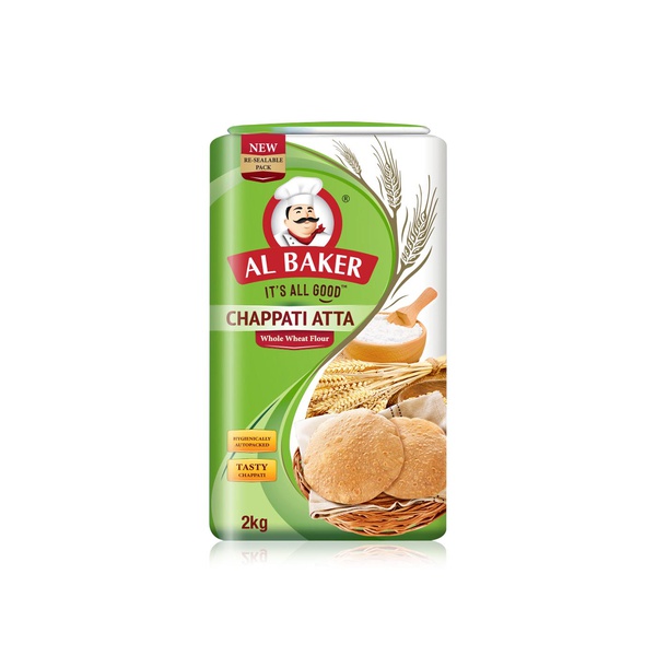 Al Baker chapatti atta flour 2kg - Waitrose UAE & Partners - 6291003058059